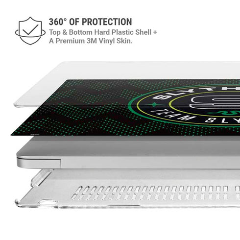 Wizarding Worlds Harry Potter Team Slytherin MacBook Air 15in (2023-2025) Case plus Skin